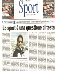 Lo sport è una questione di testa – La Vallée 7 gennaio 2012